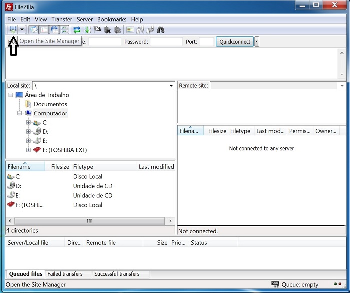 filezilla cliente
