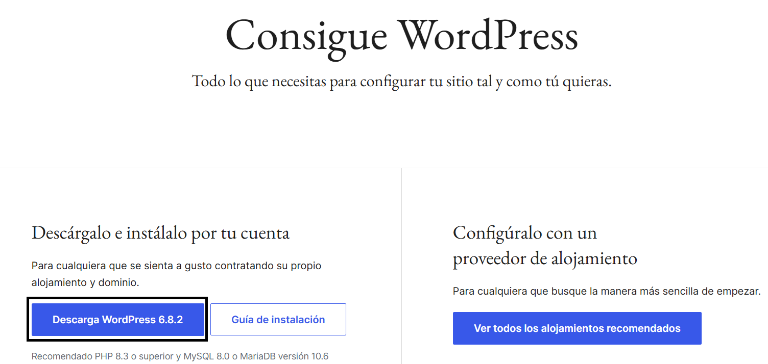 wordpress descargar